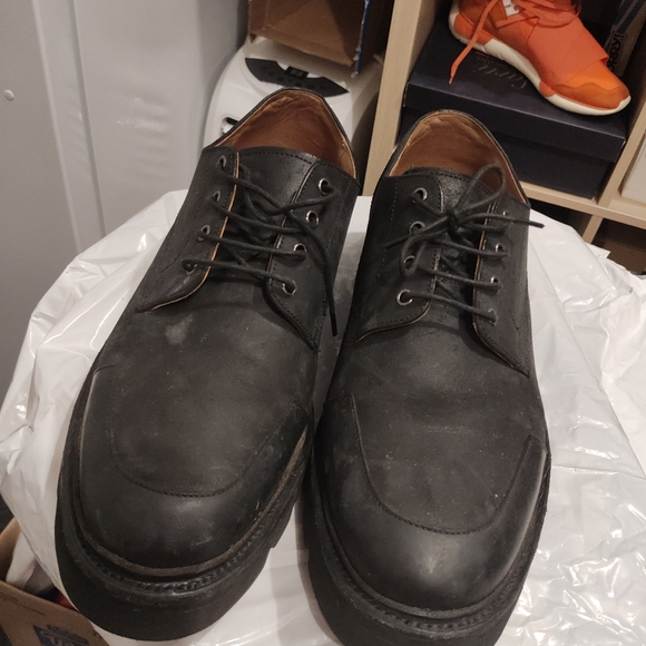 Grenson Charcoal Men\'s Lace-Up Derby Shoes. Preowned main image 16